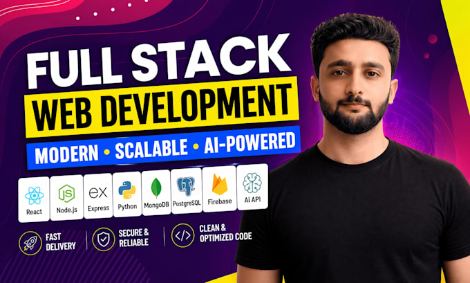 develop ai websites software, frontend and backend solutions