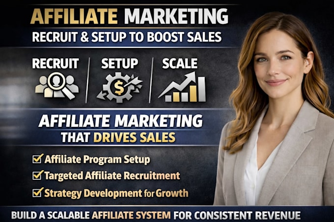 recruit affiliates and build a high converting affiliate system