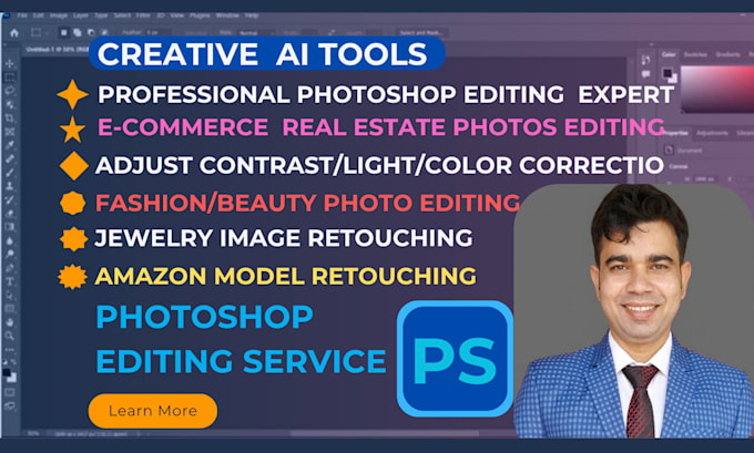ai generated and photoshop image editing sarvis