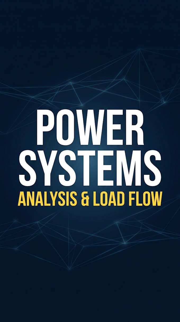 do power systems load flow and fault analysis
