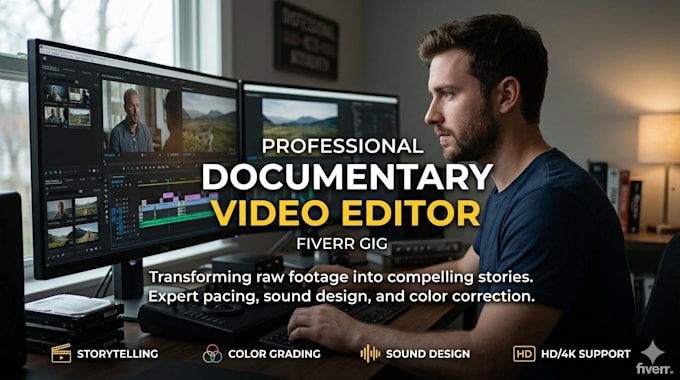 create documentary videos with storytelling and cinematic visual
