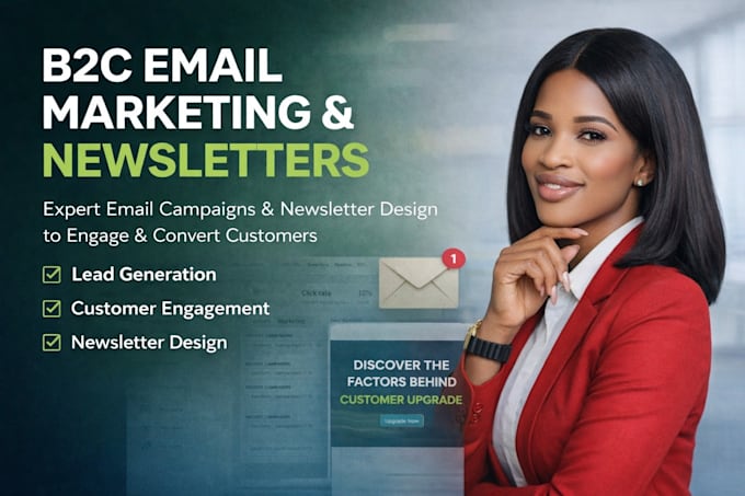 design email marketing newsletters and write SEO b2b content