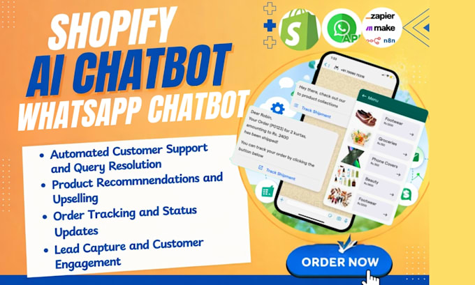 do shopify automation, whatsapp API, setup shopify ai chatbot, whatsapp chatbot