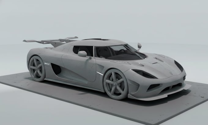 create 3d car model, 3d vehicle truck design rc car model and rendering