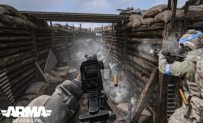 build immersive base, design custom weapons for arma reforger server, 3d mods