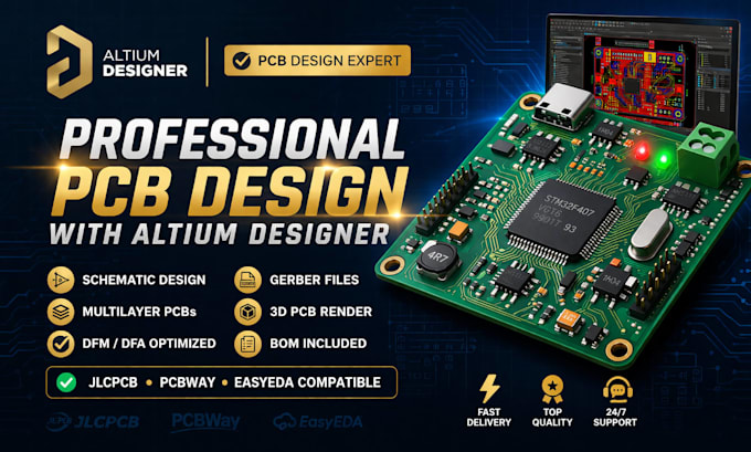 design professional pcb using altium designer