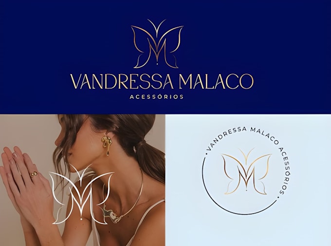 design luxury minimalist monogram for brands