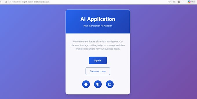 build a secure document management web app