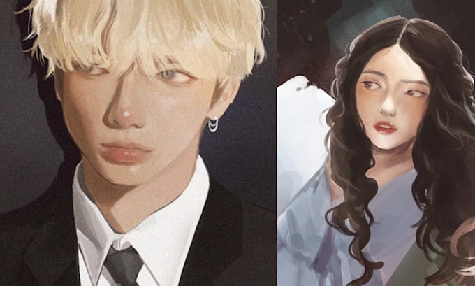 draw a custom digital illustration for you