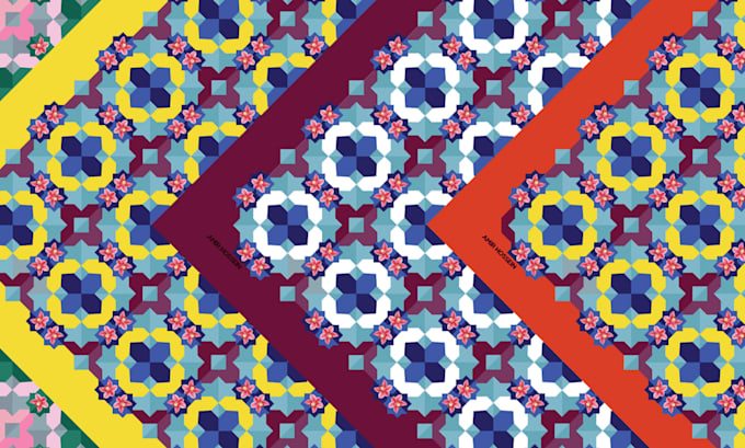 Textile Design Pattern Repeat Pattern Design seamless repeat patterns for textile and fabric by Yasminm252 ...