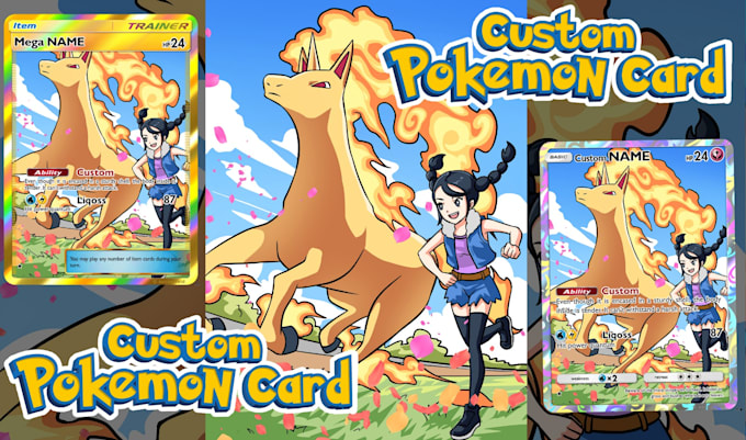 create custom pokémon tcg cards featuring original artwork