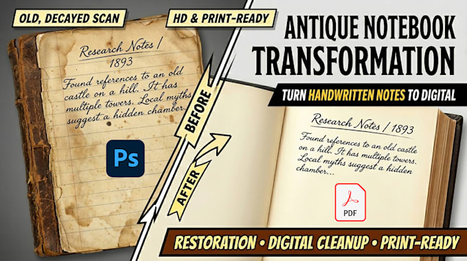 do digital archiving or historical restoration