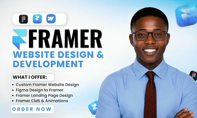 framer website design develop framer website animation cms framer landing page