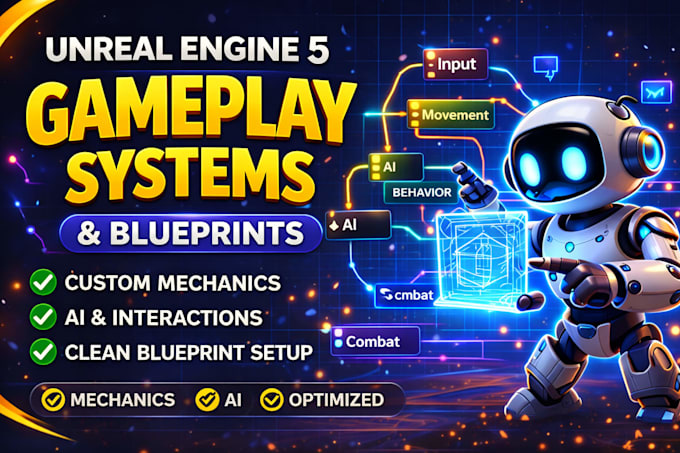 create unreal engine 5 gameplay systems and blueprints
