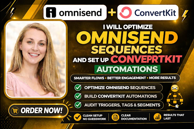 optimize omnisend sequences and setup convertkit automations
