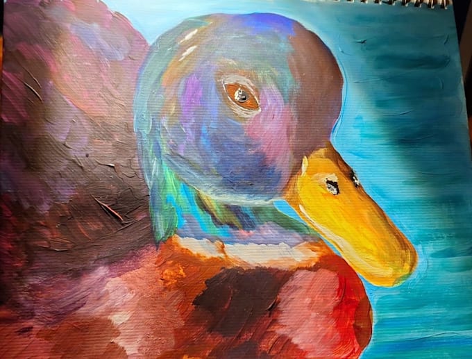 paint an acrylic painting for you