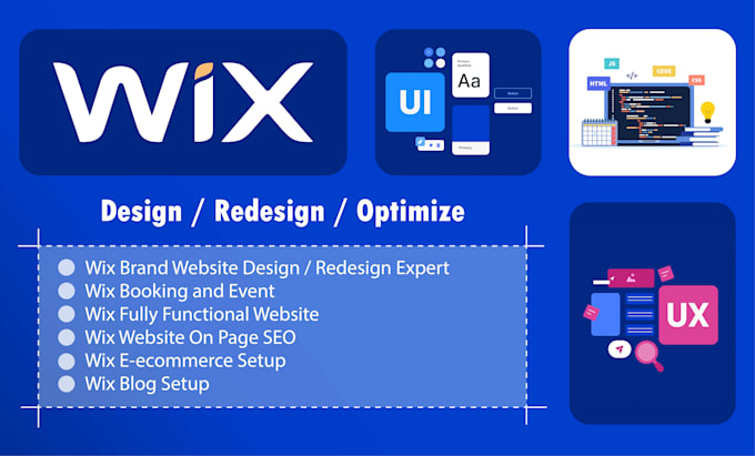 design and redesign wix website that stands out form your competitors