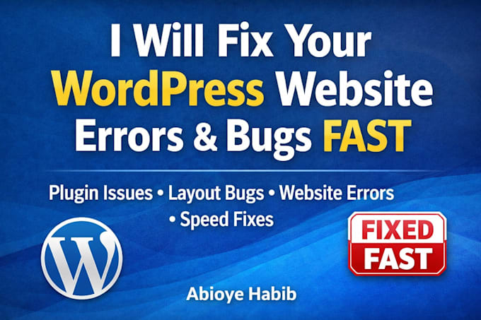 fix wordpress bugs errors plugins issues and website problems