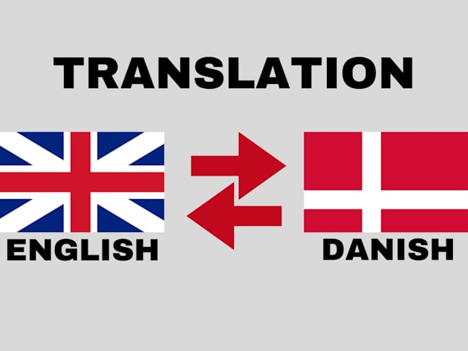translate text from english to danish