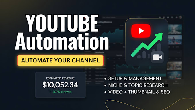 create professional channel setup, branding and SEO optimization for fast growth