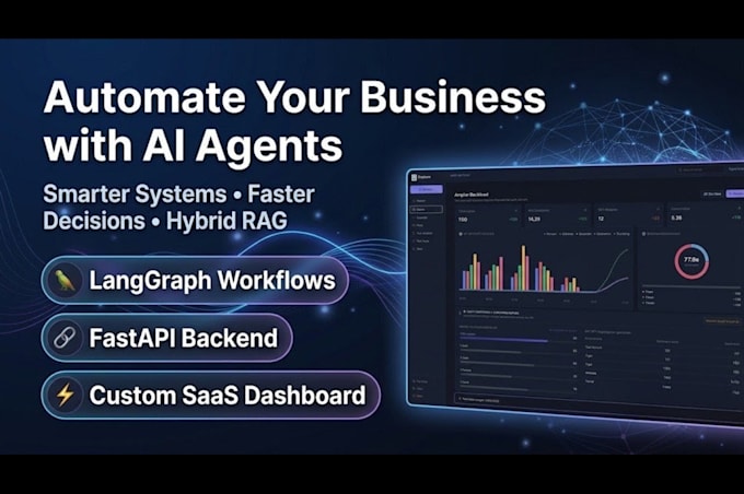 develop advanced ai agents with langgraph, rag and real time data automation