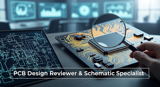review your pcb design and schematic for errors and optimization
