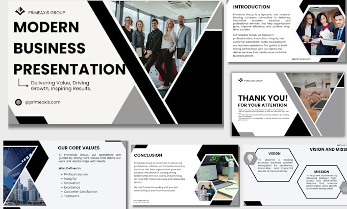 design business powerpoint presentation improve company presentation slides ppt