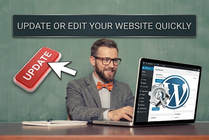 update or edit wordpress website quickly