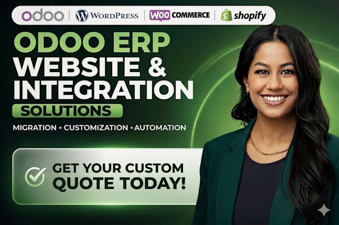 migrate wordpress to odoo website woocommerce to odoo integration odoo developer