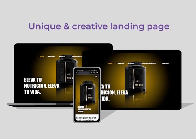 design a pixel perfect wordpress landing page
