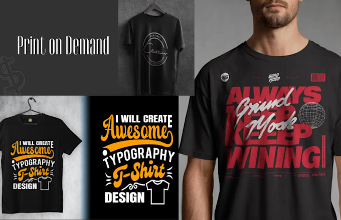 Design viral print on demand t shirt designs for etsy shopify and merch by Diego_juana | Fiverr