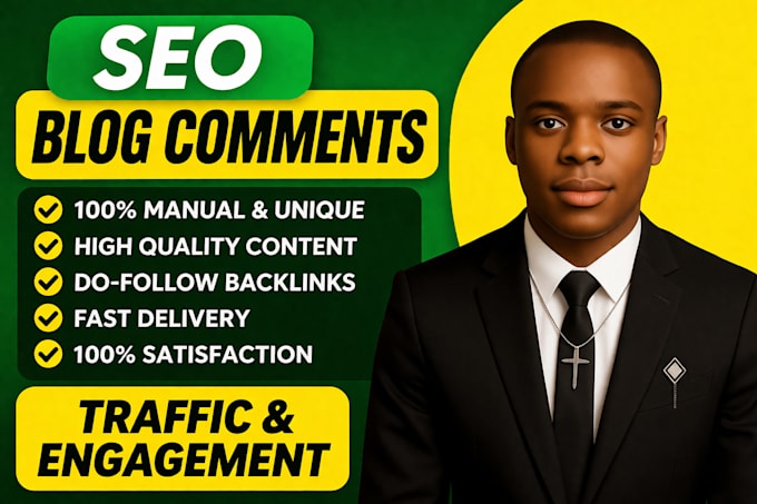 write SEO blog comments and engaging website comments for traffic and backlinks