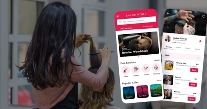 build salon app, beauty spa, barber management