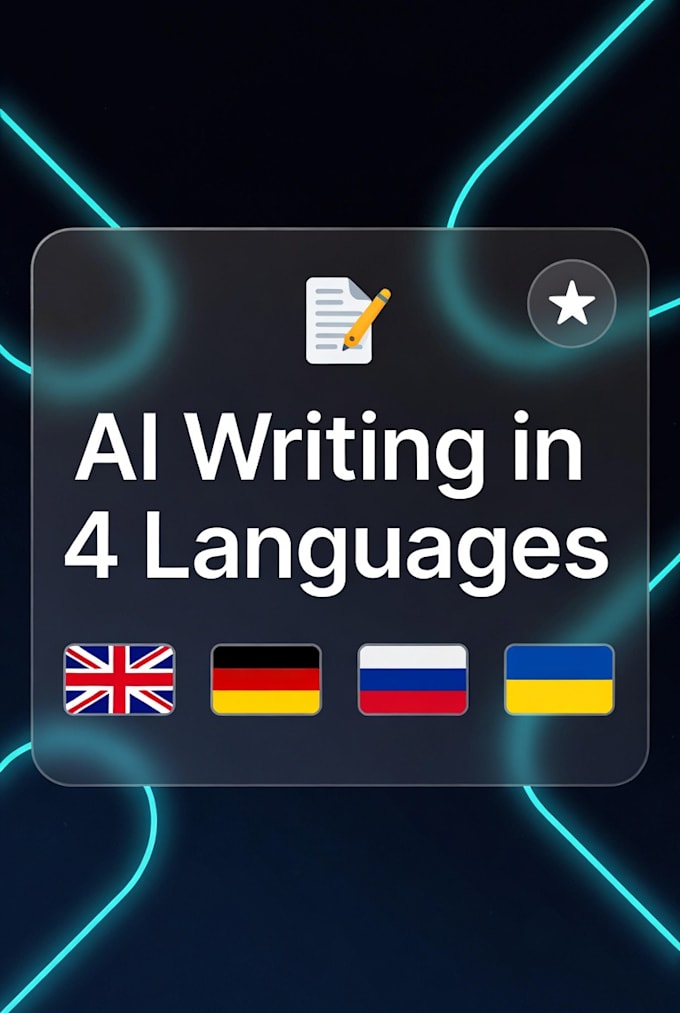 write multilingual ai content