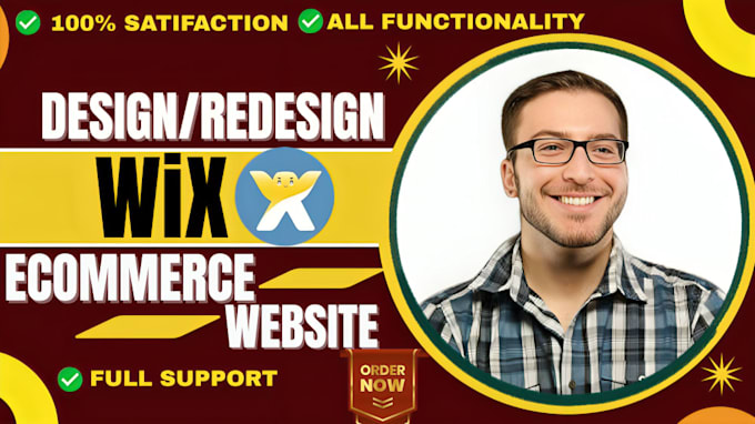 design, redesign or develop your business, ecommerce wix website