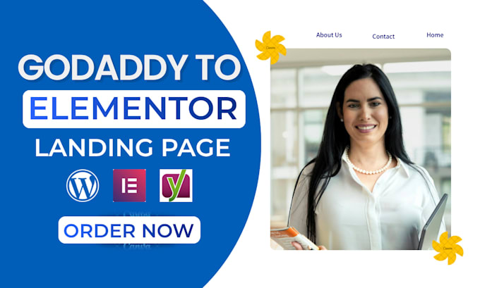 migrate redesign exsisting godaddy squaresapce on wordpress hostinger wordpress