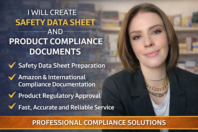 Create safety data sheet and product compliance documents by ...