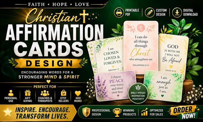 do christian printable affirmation cards fr anxiety self love daily devotion use