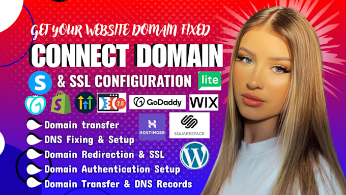 connect domain, fix domain or transfer domain