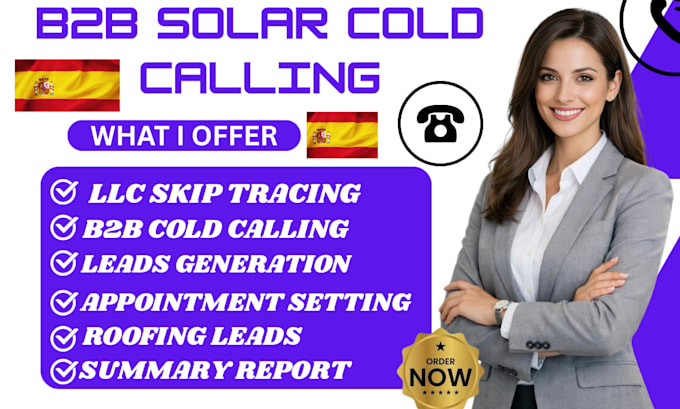 do b2b solar cold calling generate roofing leads set appointments,close sales