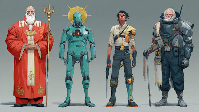 make science fiction art and illustration