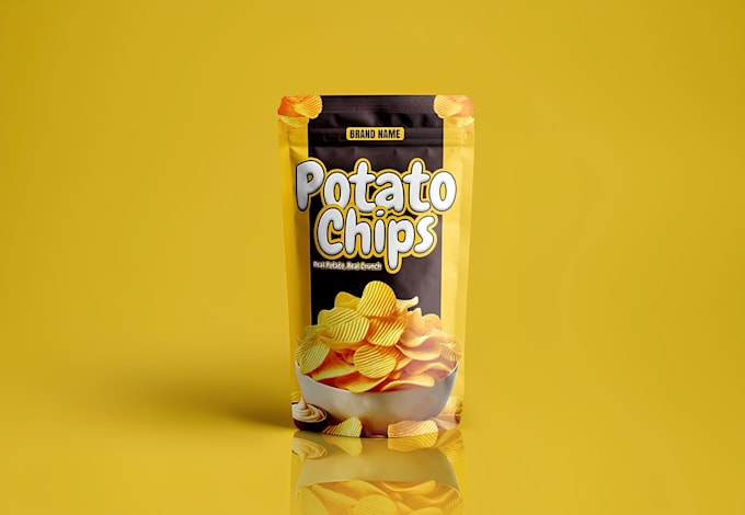 make modern pouch and food packaging design