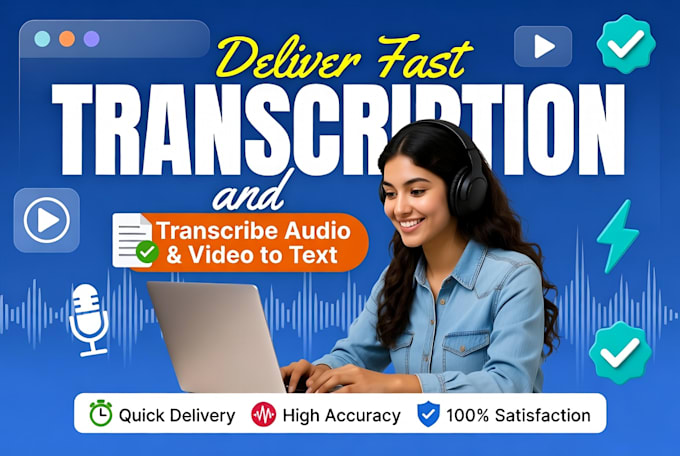 provide fast audio and video transcription