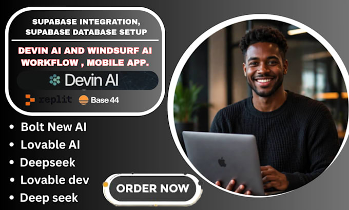 build windsurf ai v0 dev supabase integration fix rork ai app bolt replit devin