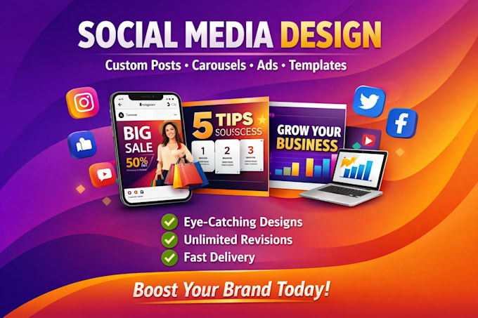 a creative social media post