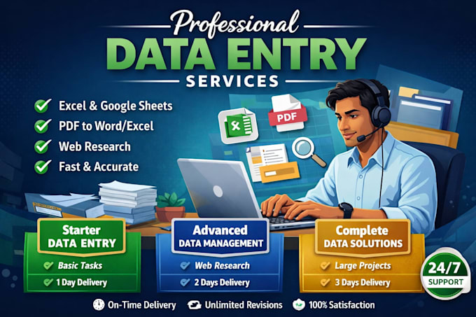 provide fast and reliable data entry services