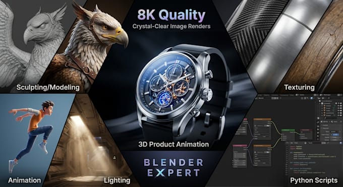 create stunning 3d models and animations in blender