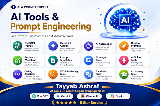 write powerful ai prompts and help you use ai tools