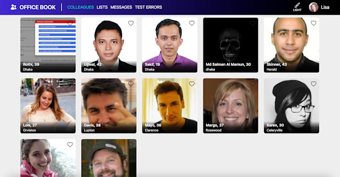 develop custom asp net core and angular web app