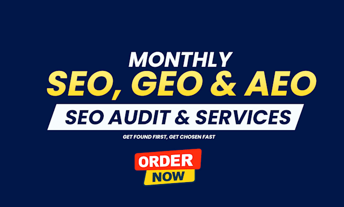 provide monthly website SEO , GEO, and aeo optimization